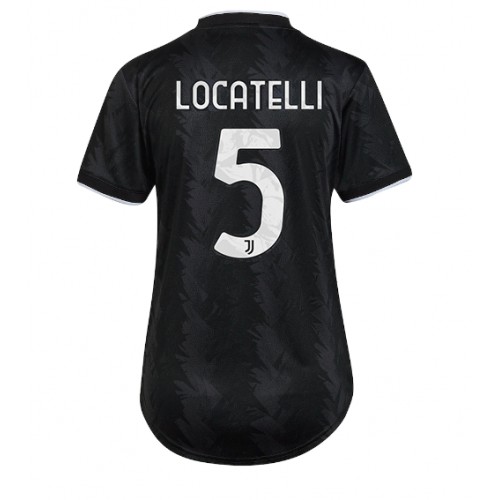 Juventus Manuel Locatelli #5 Bortedrakt Kvinner 2022-23 Kortermet Juventus Manuel Locatelli #5 Bortedrakt Kvinner 2022-23 Kortermet